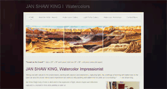 Desktop Screenshot of janshawwatercolors.com